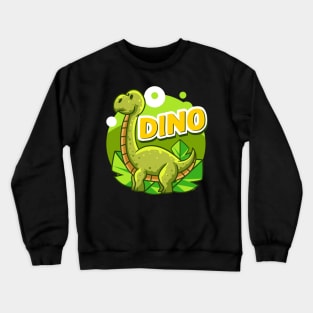 Cute Brontosaur Crewneck Sweatshirt